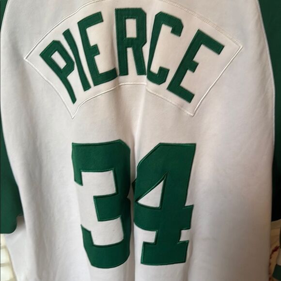 Nike NBA Paul Pierce #34 Boston Celtics Warm Up Jacket Stitched Jersey Men's L - Picture 3 of 7